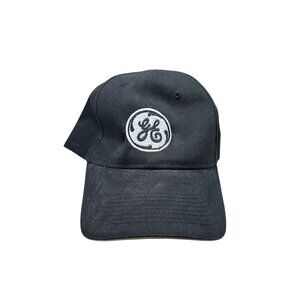 General Electric Logo Black Baseball Cap By Fersten Worldwide